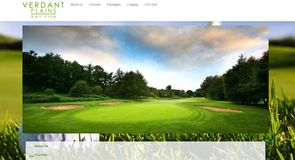 Premium Golf Course Websites Sample